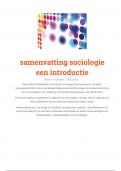 samenvatting sociologie een introductie hele boek