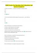 PHR Practice Test Questions (Set 2) Questions And Answers Graded A+