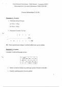 Examen & Soluiton _ Informatique I  _ (4 exercices)  Contient : fonctions - logigramme - schéma logique  - algorithmes ..... 