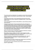 Associate Professional in Human Resources Certification (APHR), HR Operations Exam @ 2024