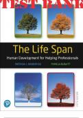 TEST BANK for The Life Span, Human Development for Helping Professionals 5th Edition Patricia Broderick, Pamella Blewitt