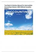 Test Bank & Solution Manual for Intermediate  Accounting Volume 2 [8th Edition] Canadian  Editio