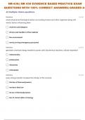 NR-439:| NR 439 EVIDENCE BASED PRACTICE EXAM 27 QUESTIONS WITH 100% COMPLETE SOLUTIONS