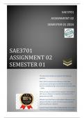 SAE3701 Assignment 02 Semester 01 2024...This document contains an essay for the following question:  Moloi (2011) examines the influence of the Black consciousness philosophy on both the teachers and learners at Bodibeng high school during the period 194