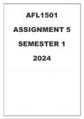 AFL1501 ASSIGNMENT 3 AND 4 COMBINED SEMESTER 1 2024