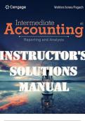 Intermediate Accounting: Reporting and Analysis 4th Edition  by James Wahlen  SOLUTIONS MANUAL - (INCLUDES DOWNLOAD LINK FOR EXCEL WORKSHEET SOLUTIONS)