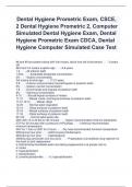 Dental Hygiene Prometric OSCE