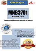 MNB3701 Assignment 6 (COMPLETE ANSWERS) Semester 1 2024 (183275) - DUE 13 May 2024