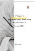 RCD4801 Assignment 01 Solutions Semester 1 2024