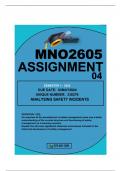 MNO2605 ASSIGNMENT 04 DUE 03 MAY2024