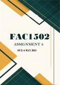 FAC1502 Assignment 3  Due 6 May 2024