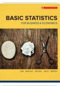 Test Bank For Basic Statistics For Business And Economics 7th Edition _By Douglas A. Lind, William G. Marchal, Samuel A. Wathen, Carol Ann Waite, Kevin Murphy 