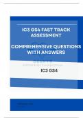 IC3 GS4 Fast Track Assessment Questions and Answers 