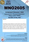 MNO2605 Assignment 4 (COMPLETE ANSWERS) Semester 1 2024 (238276) - DUE 24 May 2024