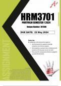 HRM3701 PORTFOLIO semester 1 2024