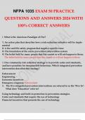 BUNDLE of NFPA 1035 EXAMS PRACTICE QUESTIONS AND ANSWERS 2024 WITH 100% CORRECT ANSWERS.
