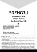 SDENG3J Assignment 2 (ANSWERS) 2024 - DISTINCTION GUARANTEED