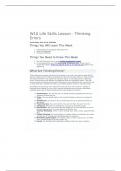 Pc 101 - W10 Life Skills Lesson - Thinking Errors practical
