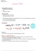 Chapter 1 (part 1) Class notes Chem 1120 Fundamentals of General, Organic, and Biological Chemistry