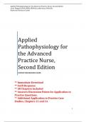 Solutions for Applied Pathophysiology for the Advanced Practice Nurse, 2nd Edition Dlugasch (All Chapters included)