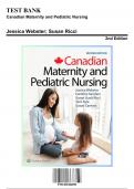 Test Bank for Canadian Maternity and Pediatric Nursing, 2nd Edition by Ricci, 9781496386090, Covering Chapters 1-51 | Includes Rationales