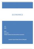 OCR 2023 GCSE Economics J205/02: National and international economics Question Paper & Mark Scheme (Merged)