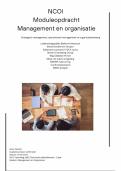 NCOI module Management en Organisatie geslaagd 2024, Beschrijf de strategie en besturing  van een bedrijf, knelpunten en verbeteringen, Geslaagd cijfer 8,5