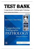 Test Bank For Comprehensive Radiographic Pathology 8th Edition by Ronald L. Eisenberg and Nancy M. Johnson 9780443121142 Chapters 1 - 12, Complete Guide.