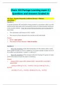Chem 103 Portage Learning exam 3 | Questions and Answers Graded A+