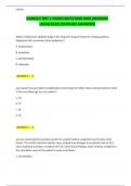 BARKLEY DRT 1 EXAM QUESTIONS AND ANSWERS (2024/2025) (VERIFIED ANSWERS)