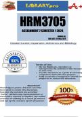 HRM3705 Assessment 7 Semester 1 2024