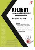 AFL1501 assignment 6 (PORTFOLIO) semester 1 2024