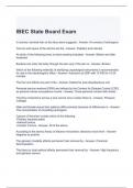 IBEC State Board Exam with Verified Answers