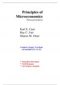 Test Bank for Principles of Microeconomics, 13th Edition Case (All Chapters included)