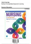 Test Bank: Nursing: A Concept-Based Approach to Learning 3rd Edition by Pearson Education - Ch. 1-21, 9780134616803, with Rationales