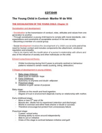 EDT 304R- The young child in context