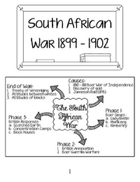 The South African War 1899 - 1902