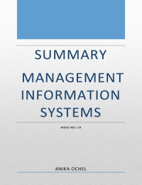 Summary Management Information Systems
