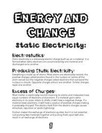 Energy & Change