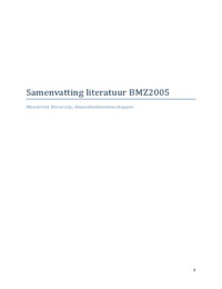bmz2005: samenvatting literatuur Health Care from an Entrepreneurial Perspective