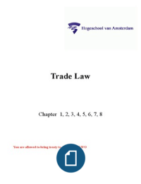 Trade Law Summary