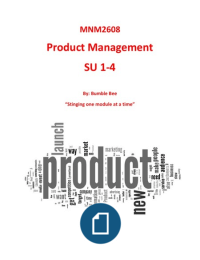 MNM2608 Product Management - SU1-4
