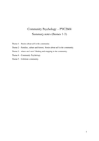 Study notes for PYC2604 - Chapters 1-5