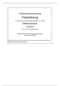 Finanzierung - Zusammenfassung
