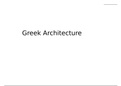 Greek Architecture Overview