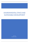 Summary for Environmental Ethics and Sustainable Development