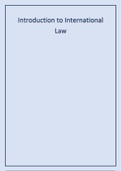 Summary of reading for Introduction to European and International Law