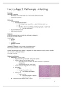  Hoorcolleges en zelfstudie Pathologie (HC 3-4)