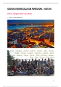 Samenvatting Geografische Excursie Portugal (UGent)