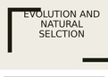 Evolution adn Natural Selection